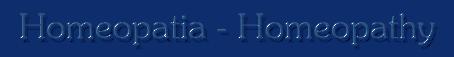 Homeopatia - Homeopathy